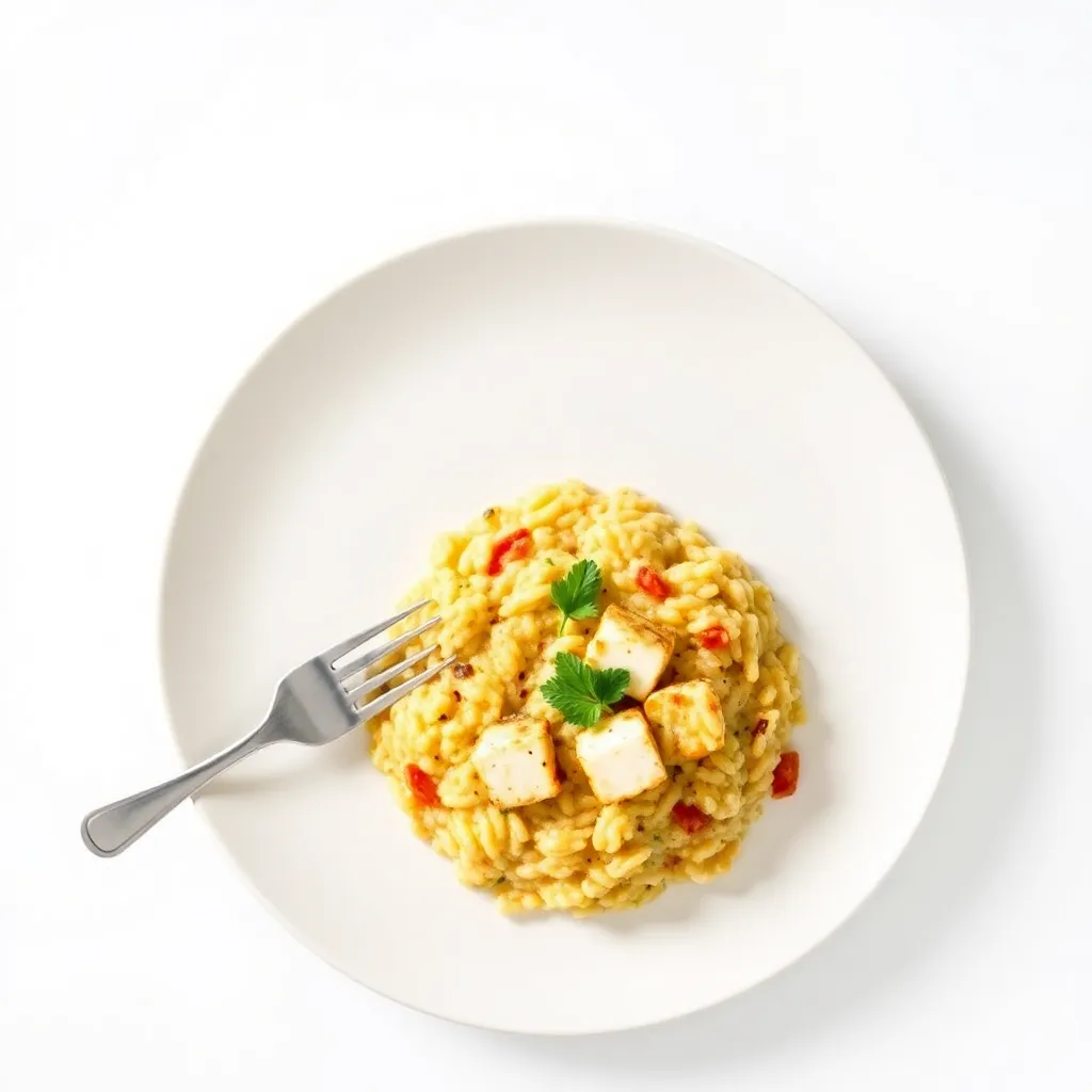 Skillet Halloumi Risotto