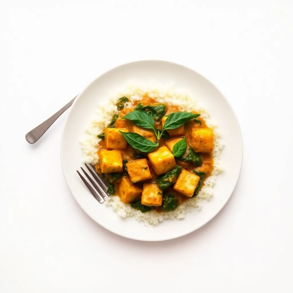 Paneer Curry Sabzi Spinach