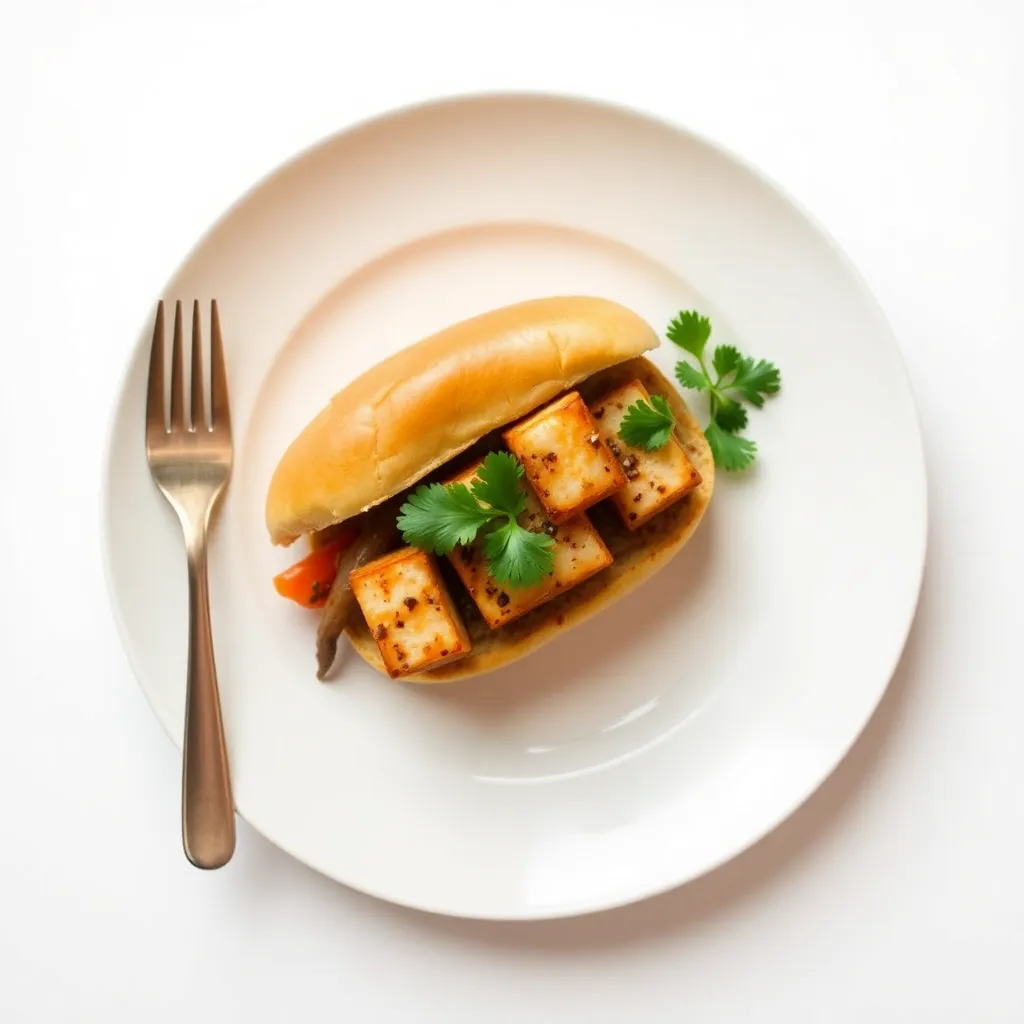 Tangy Firm Tofu Banh Mi