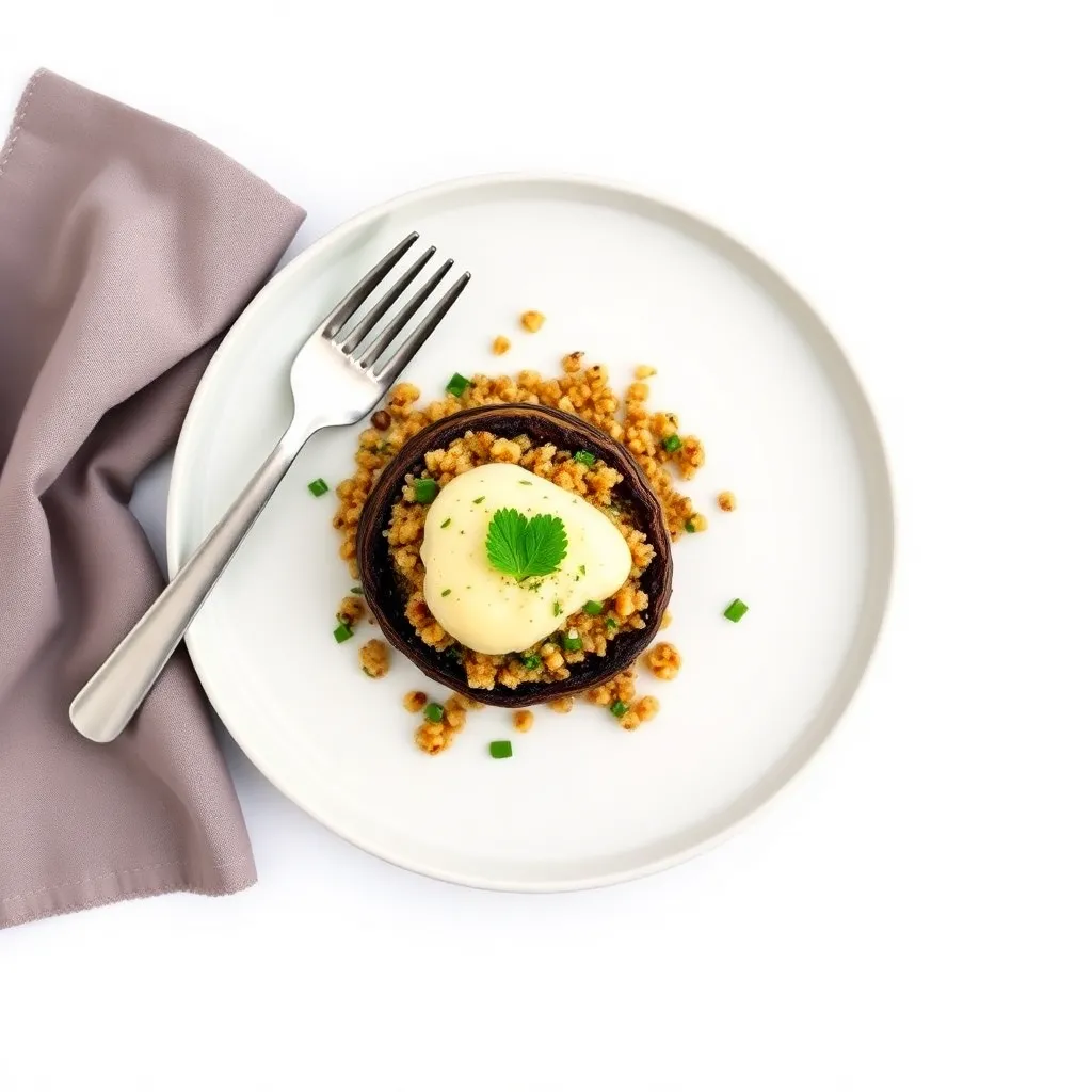 Stuffed Portobello with Quinoa