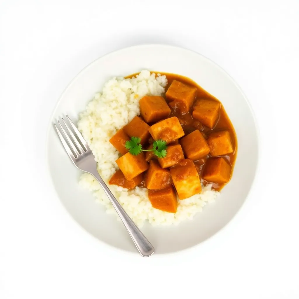 Braised Firm Tofu Curry