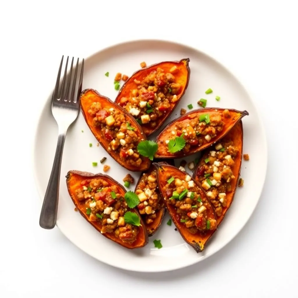 Loaded Sweet Potato Skins