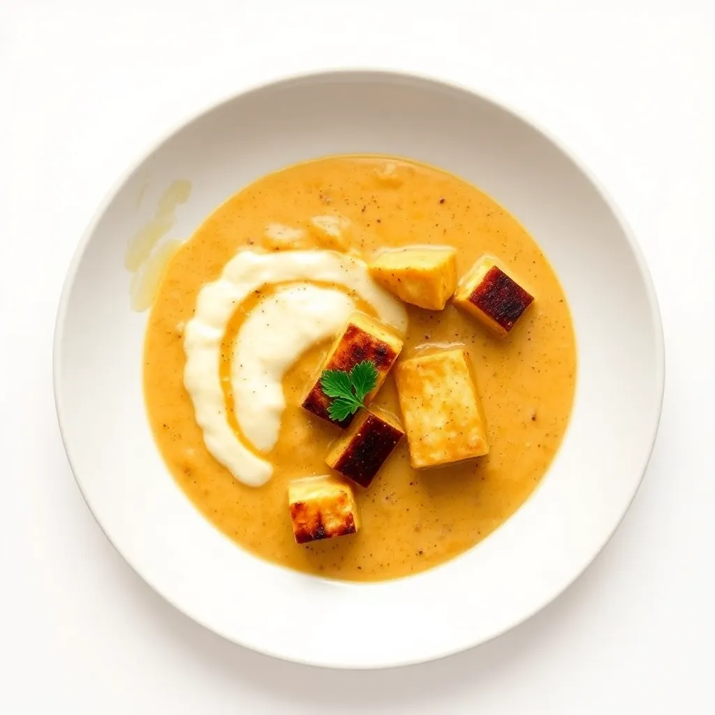 Charred Firm Tofu Chowder