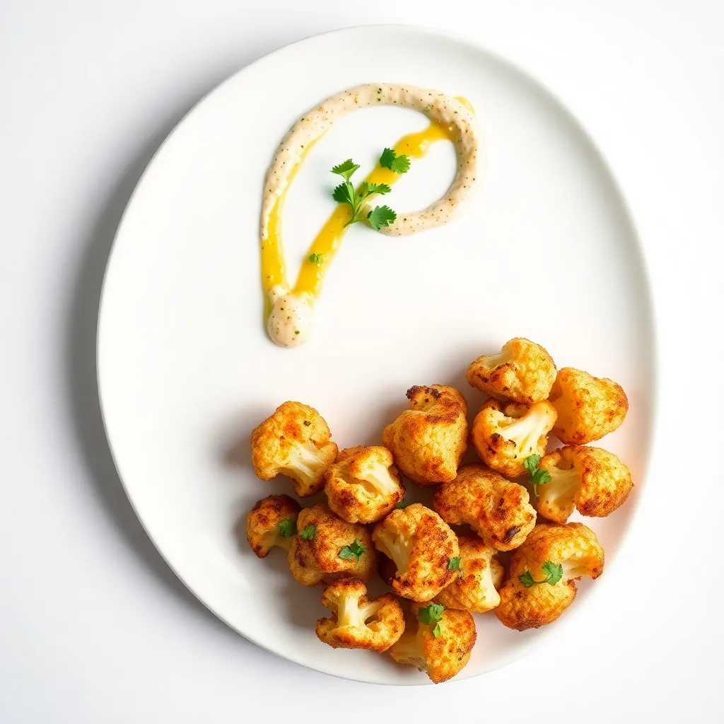 Roasted Cauliflower with Tahini