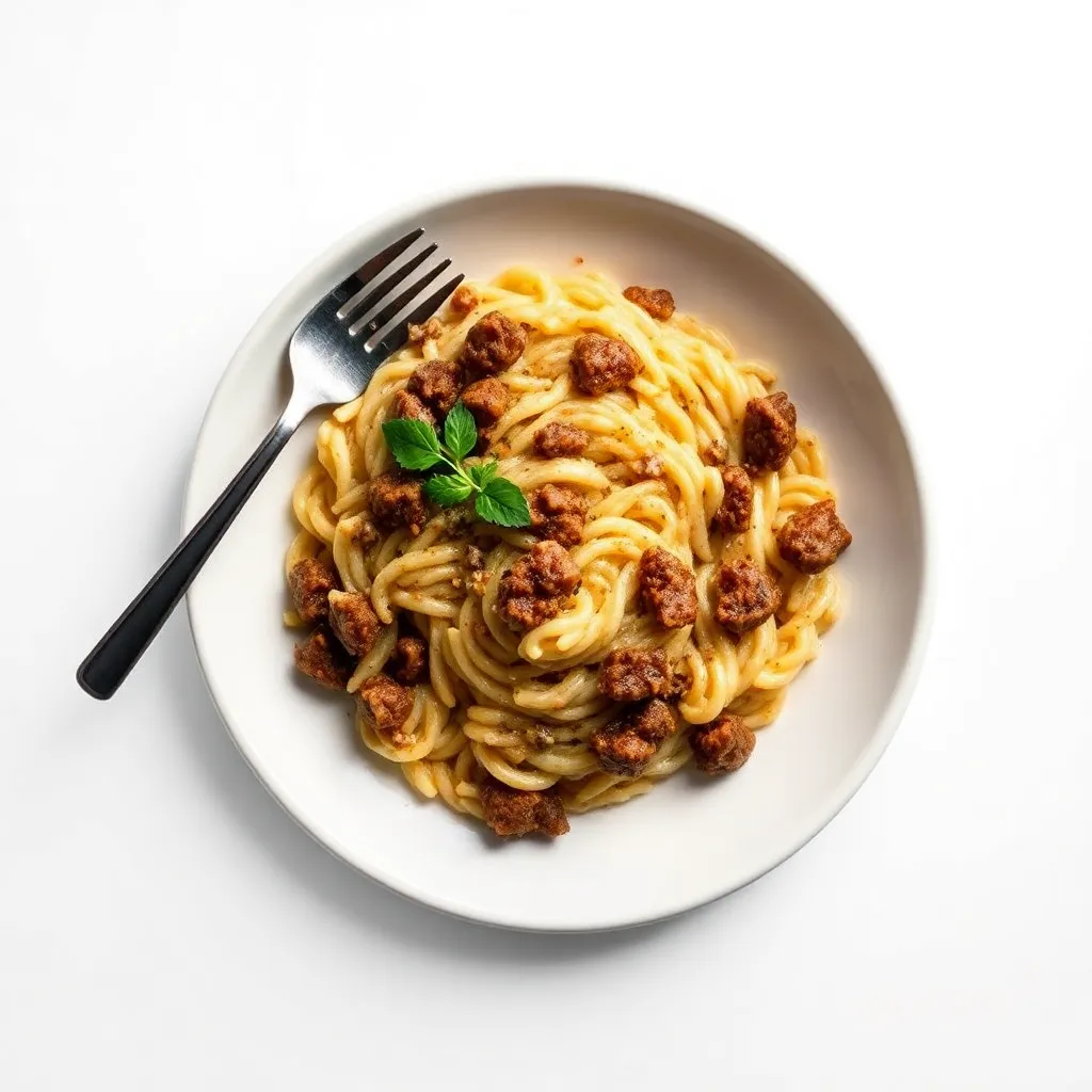 Charred Ground Veal Risotto with Ciabatta
