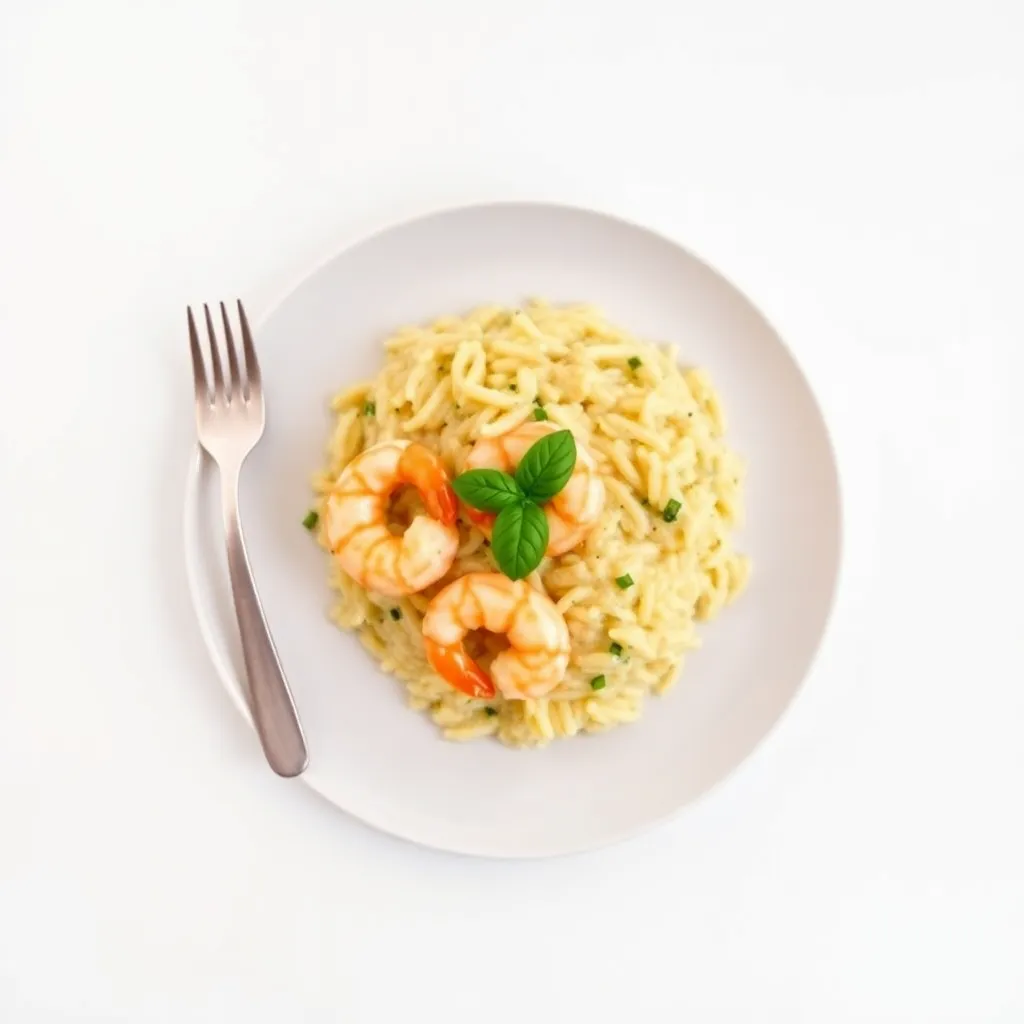 Prawns Risotto alla Basil