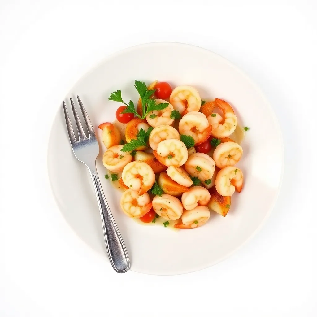 Skillet Shrimp Salad