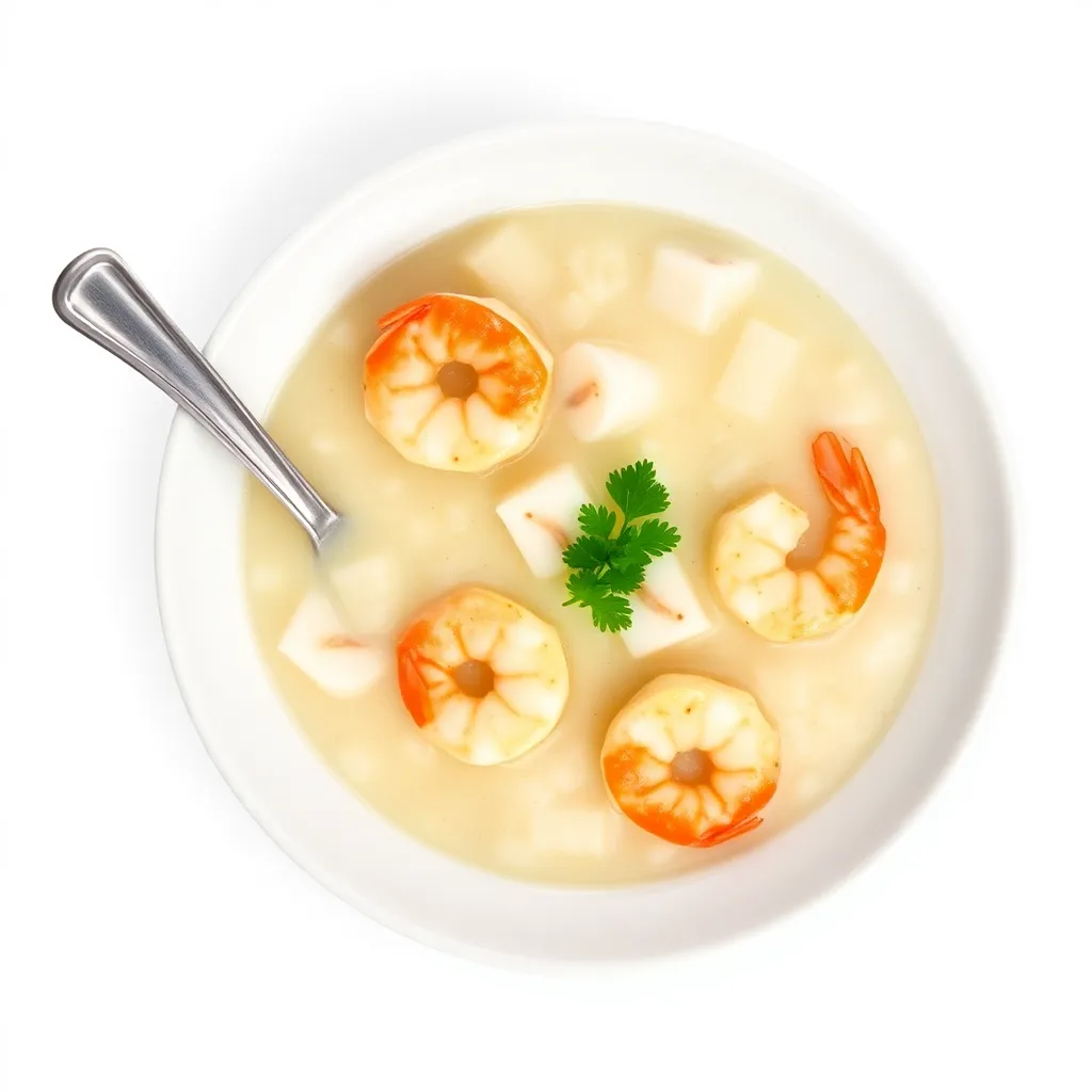 Chinese Country-Style Shrimp Congee