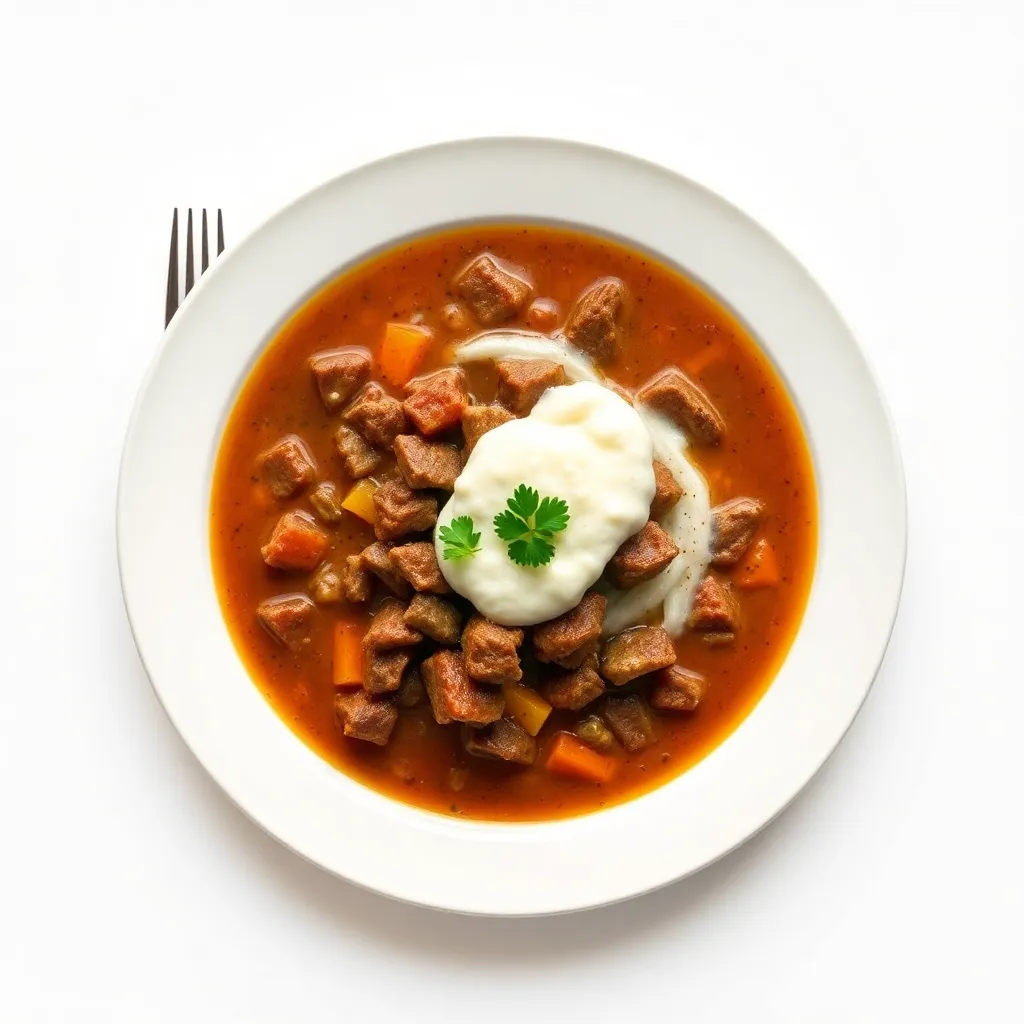 Skillet Ground Beef Chowder