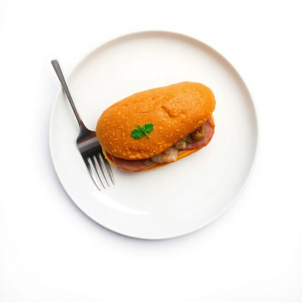 Fried Bologna Sandwich