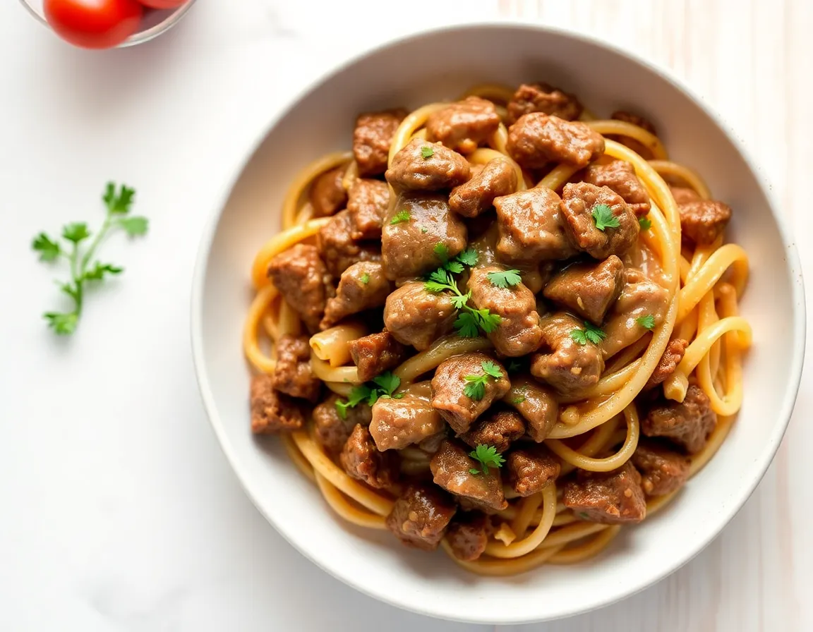 Easy Beef Stroganoff