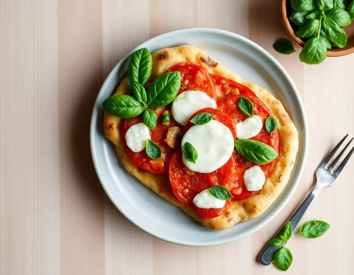 Easy Margherita Flatbread
