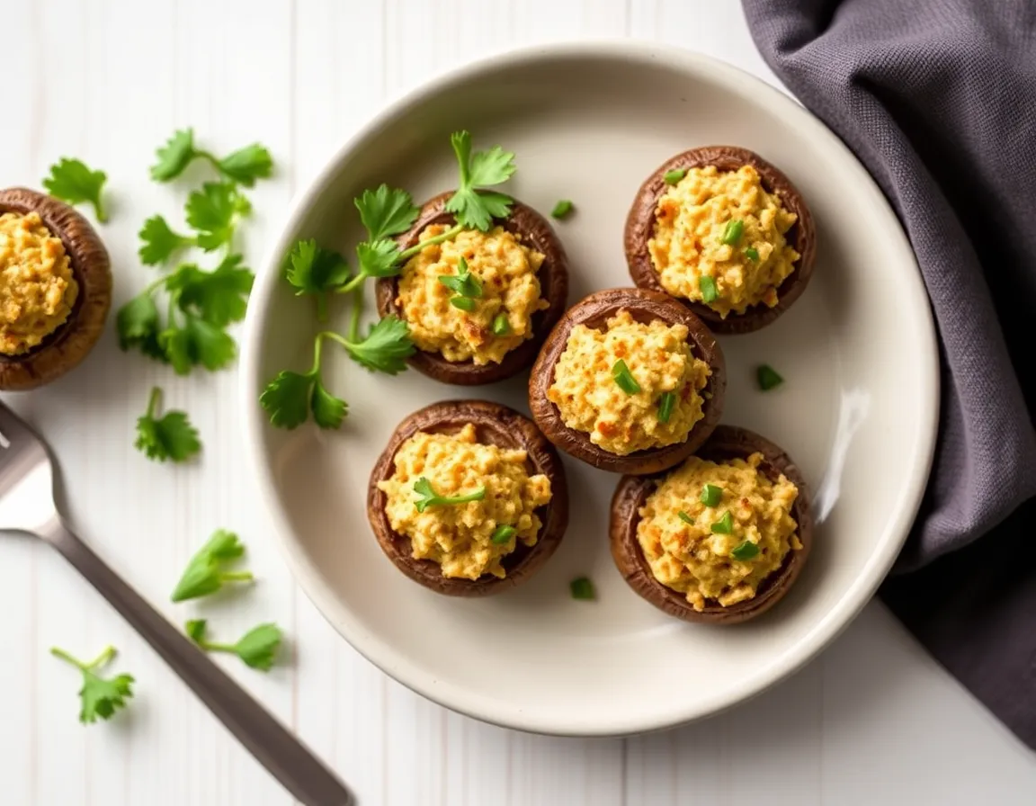 Easy Stuffed Mushrooms