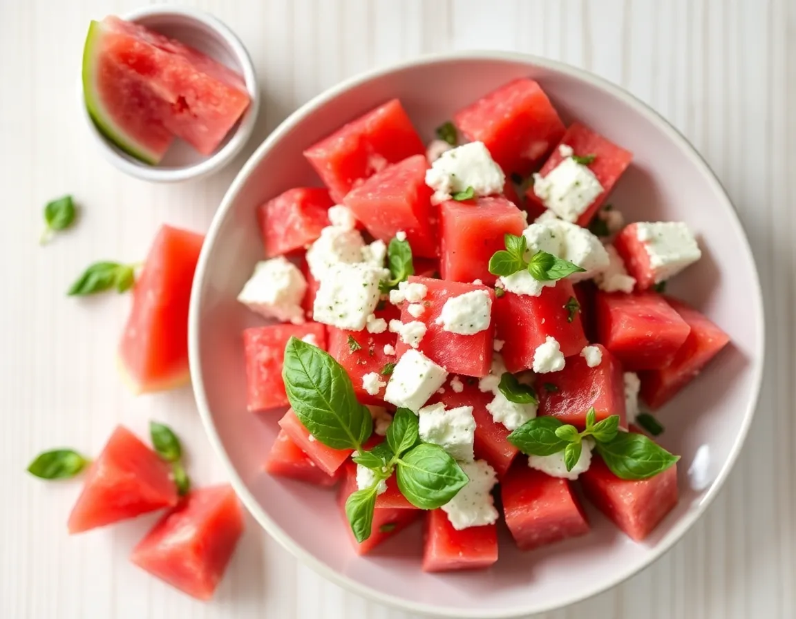 Easy Watermelon Feta Salad