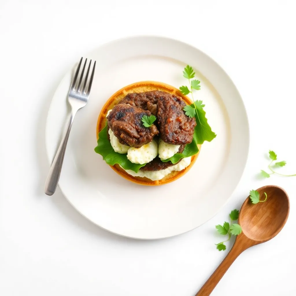 Lamb and Feta Burger
