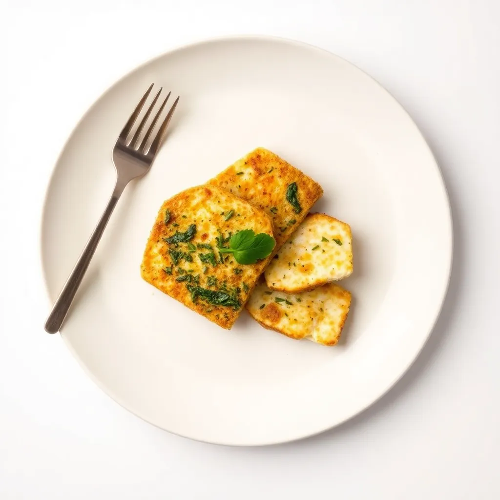Vegetarian Herb-Crusted Paneer Skillet