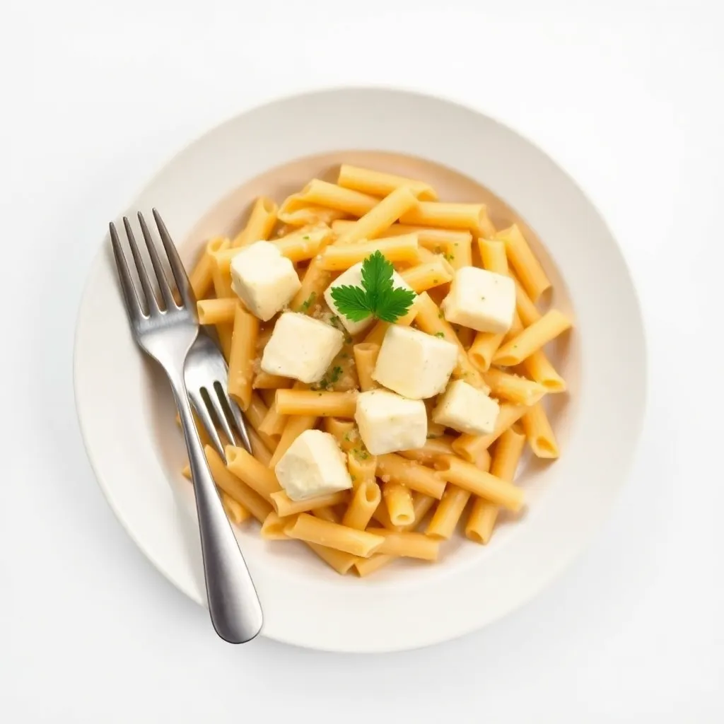 One-Pot Firm Tofu Bowl with Penne Pasta