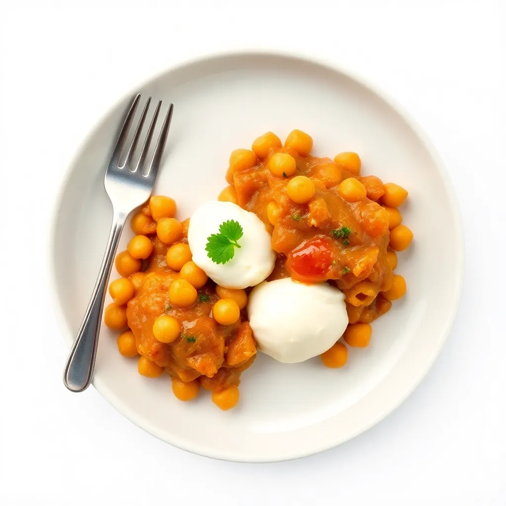 American Glazed Chickpeas Cobbler