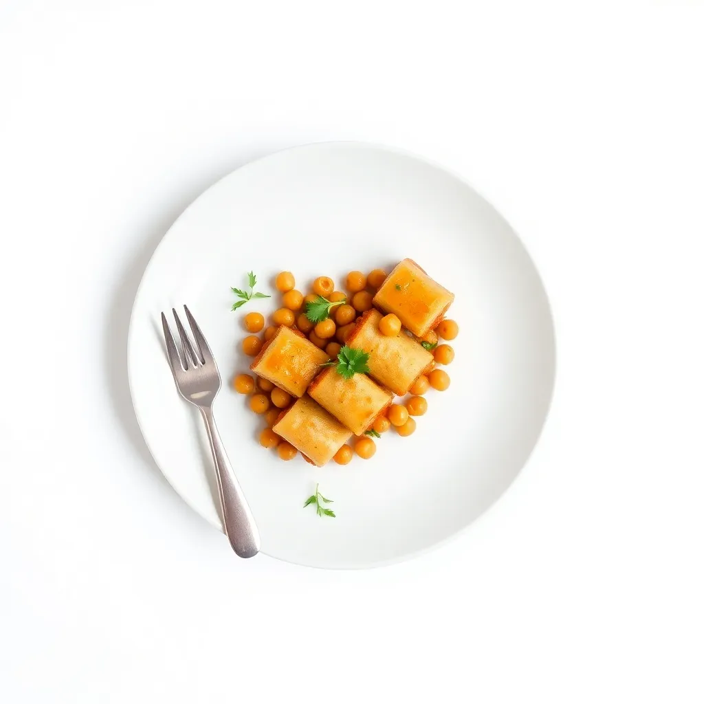 Zesty Chickpeas Involtini