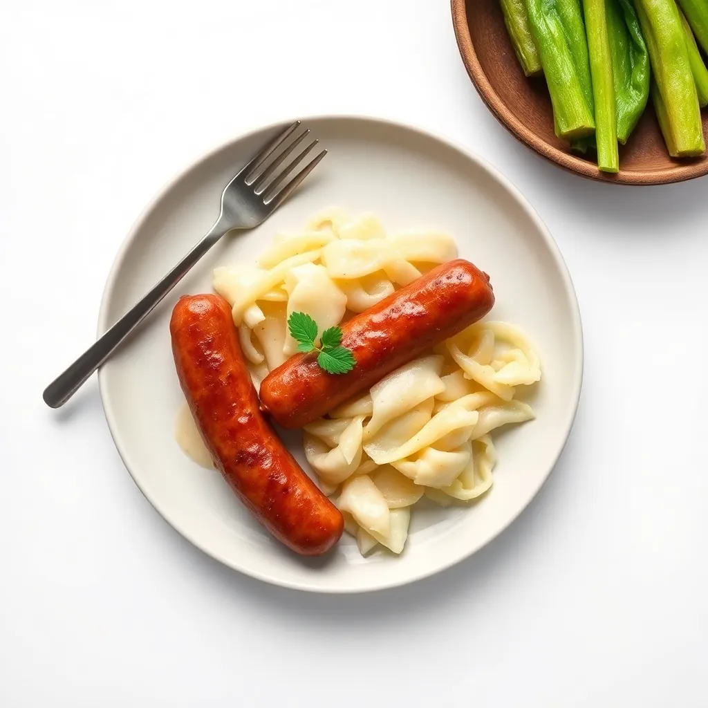 Smoked Sausage and Cabbage