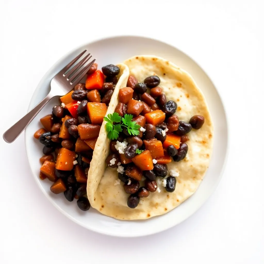 Honey-Glazed Black Beans Fajitas