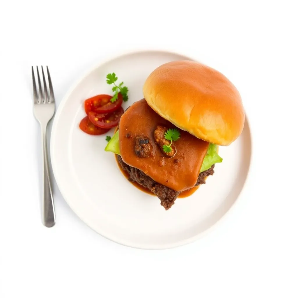 Aussie Beef Burger with the Lot