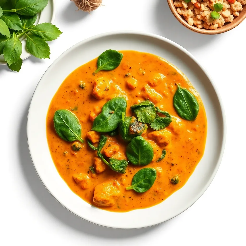 Dal with Spinach