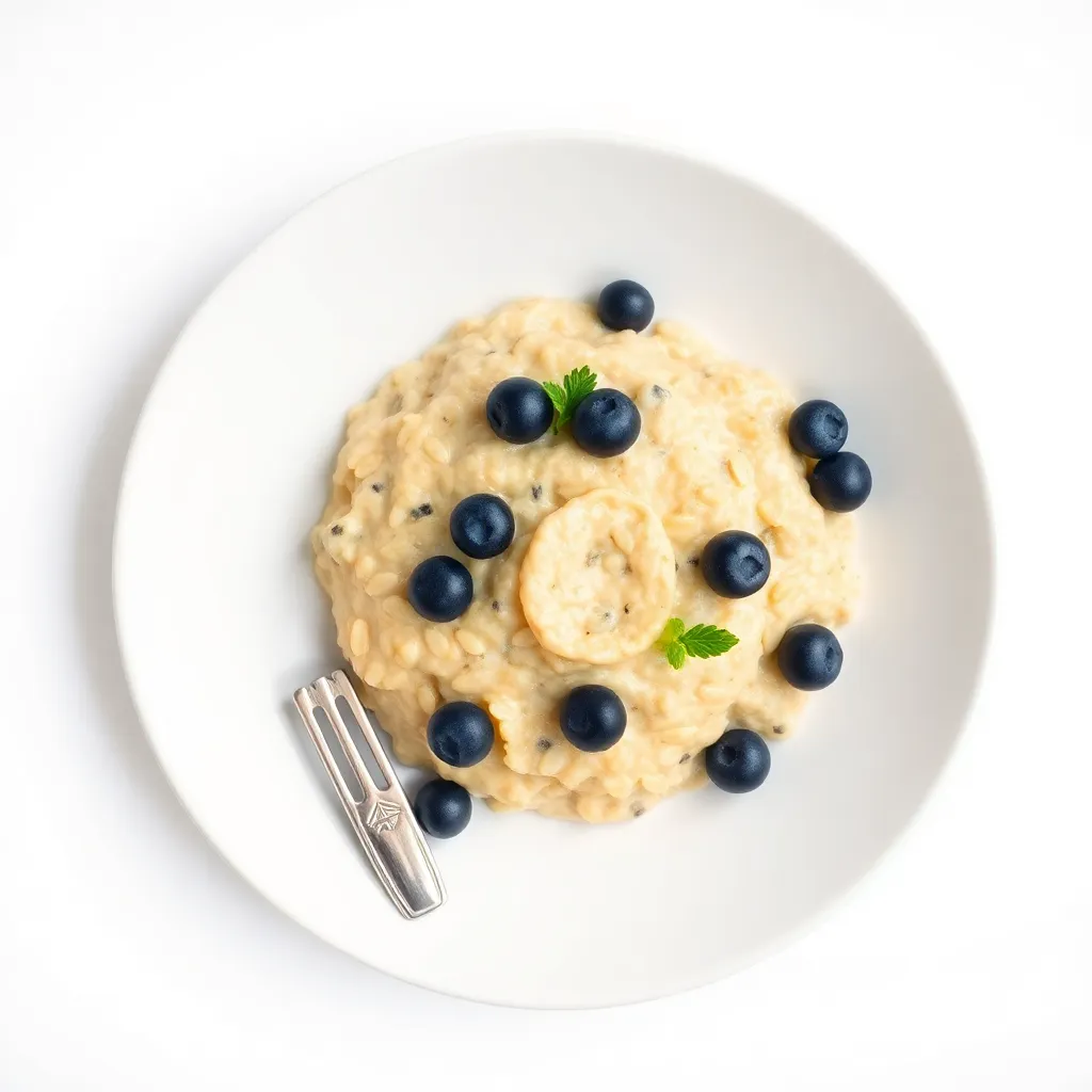 Overnight Oats with Blueberries