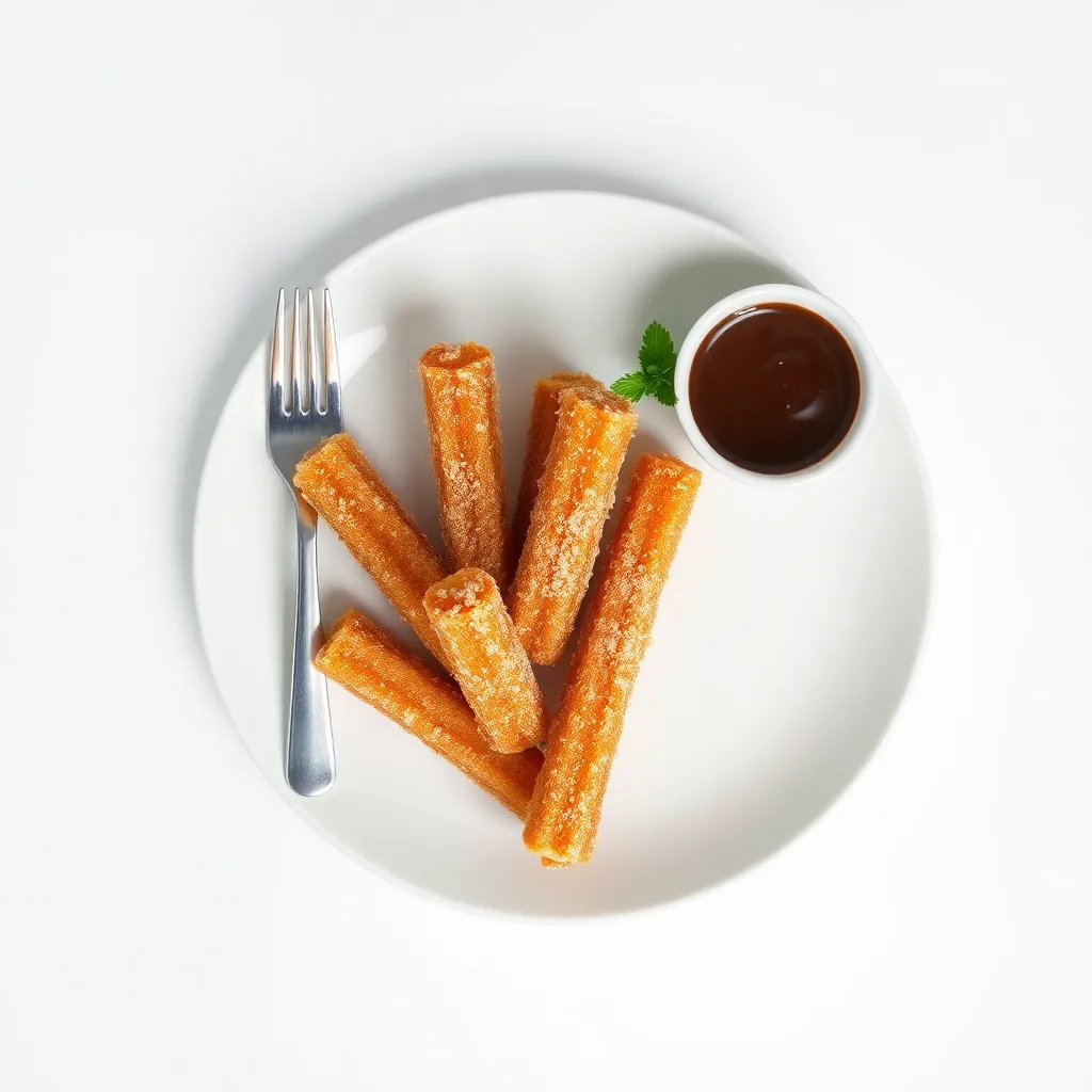 Churros with Chocolate Dipping Sauce