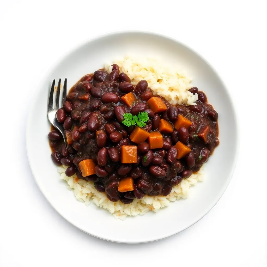 Slow-Roasted Black Beans Stew