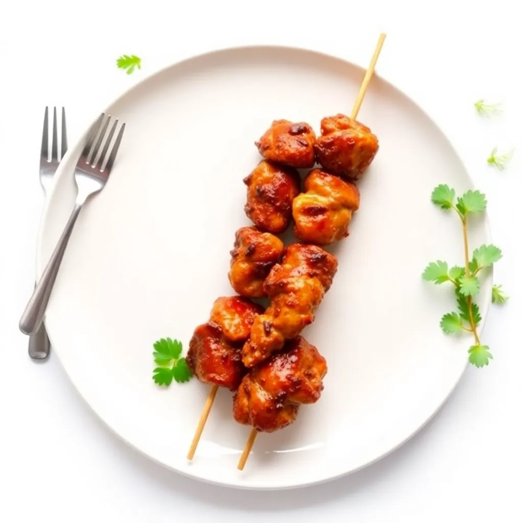 Korean Backyard Chicken BBQ Skewers