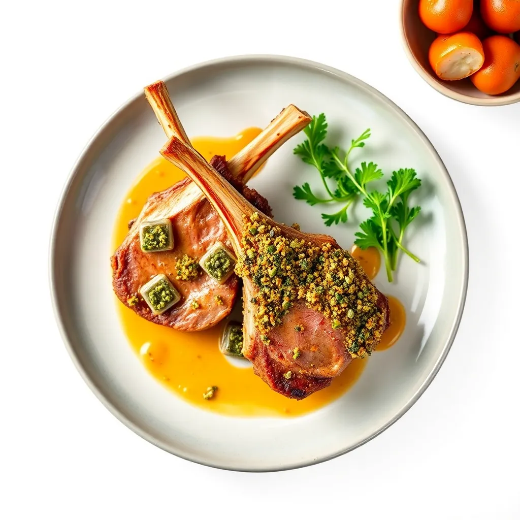 Lamb Chops with Herb Crust