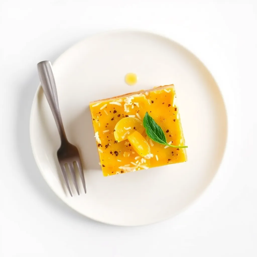 Passionfruit and Coconut Slice