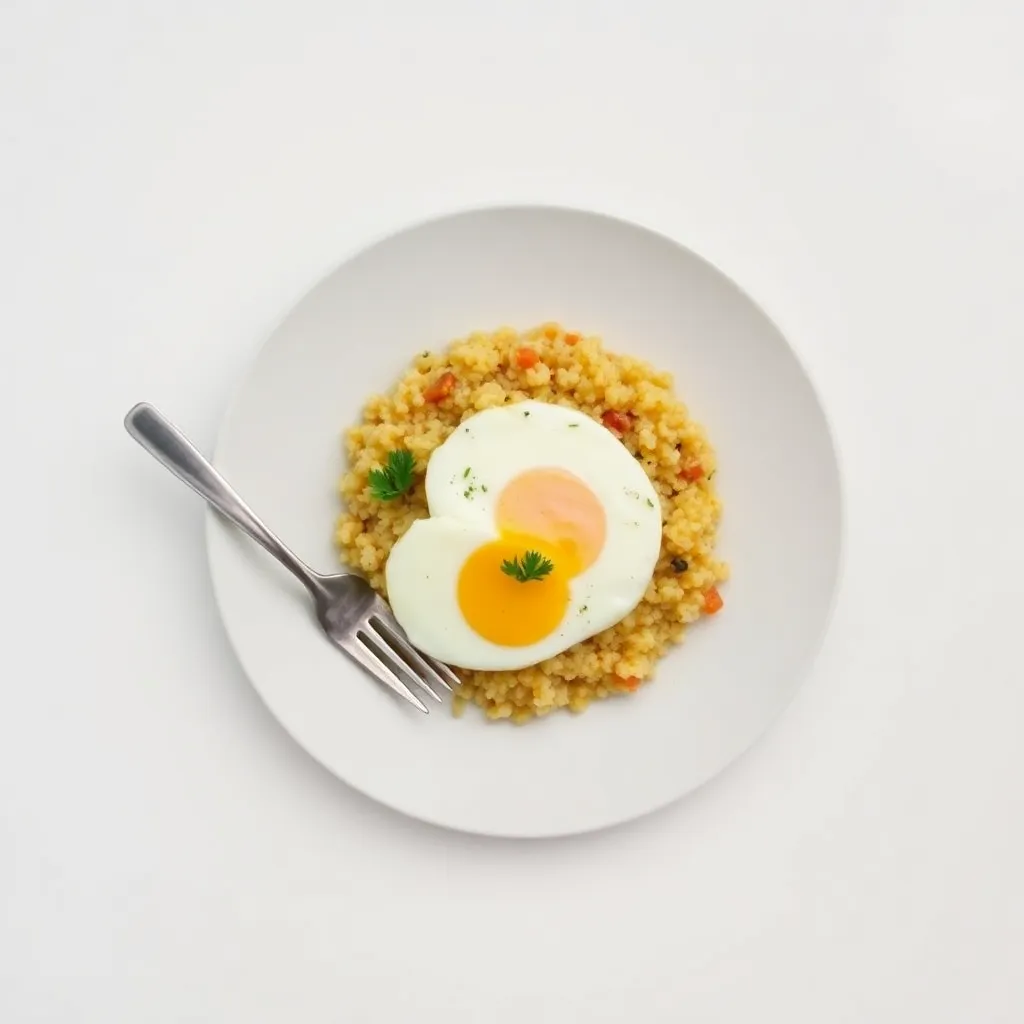 Simple Eggs Bake with Couscous