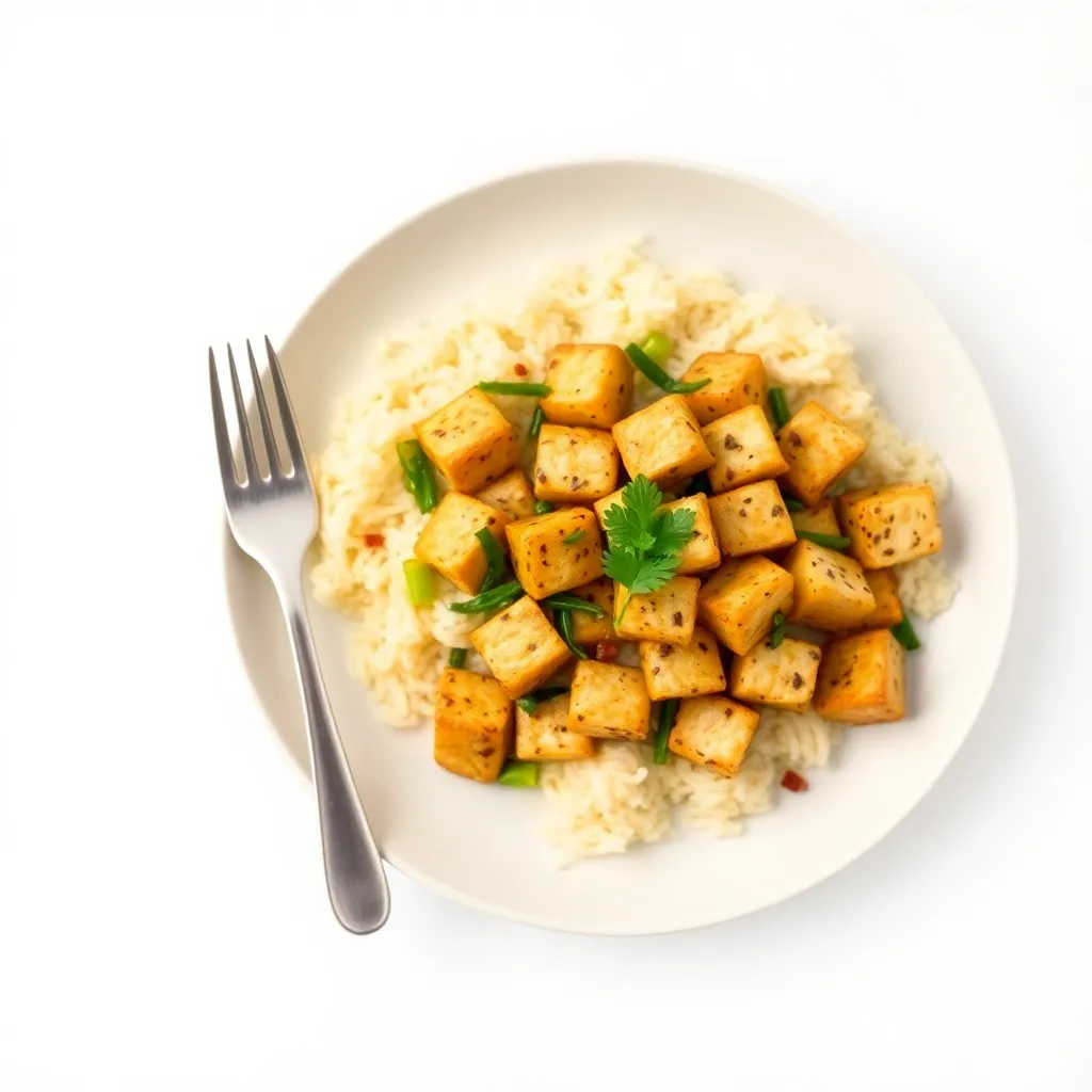 Garlicky Firm Tofu Stir-Fry