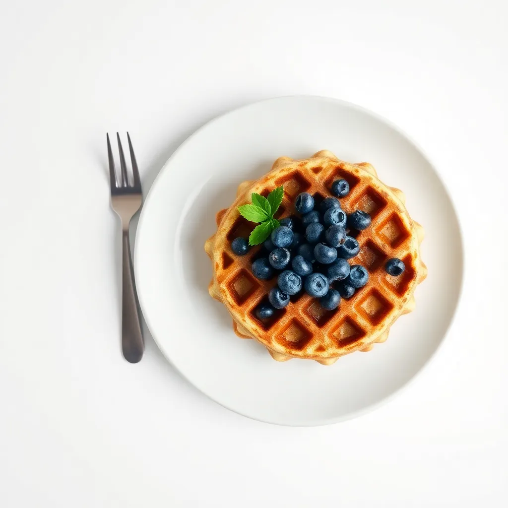 American Blueberry Waffles