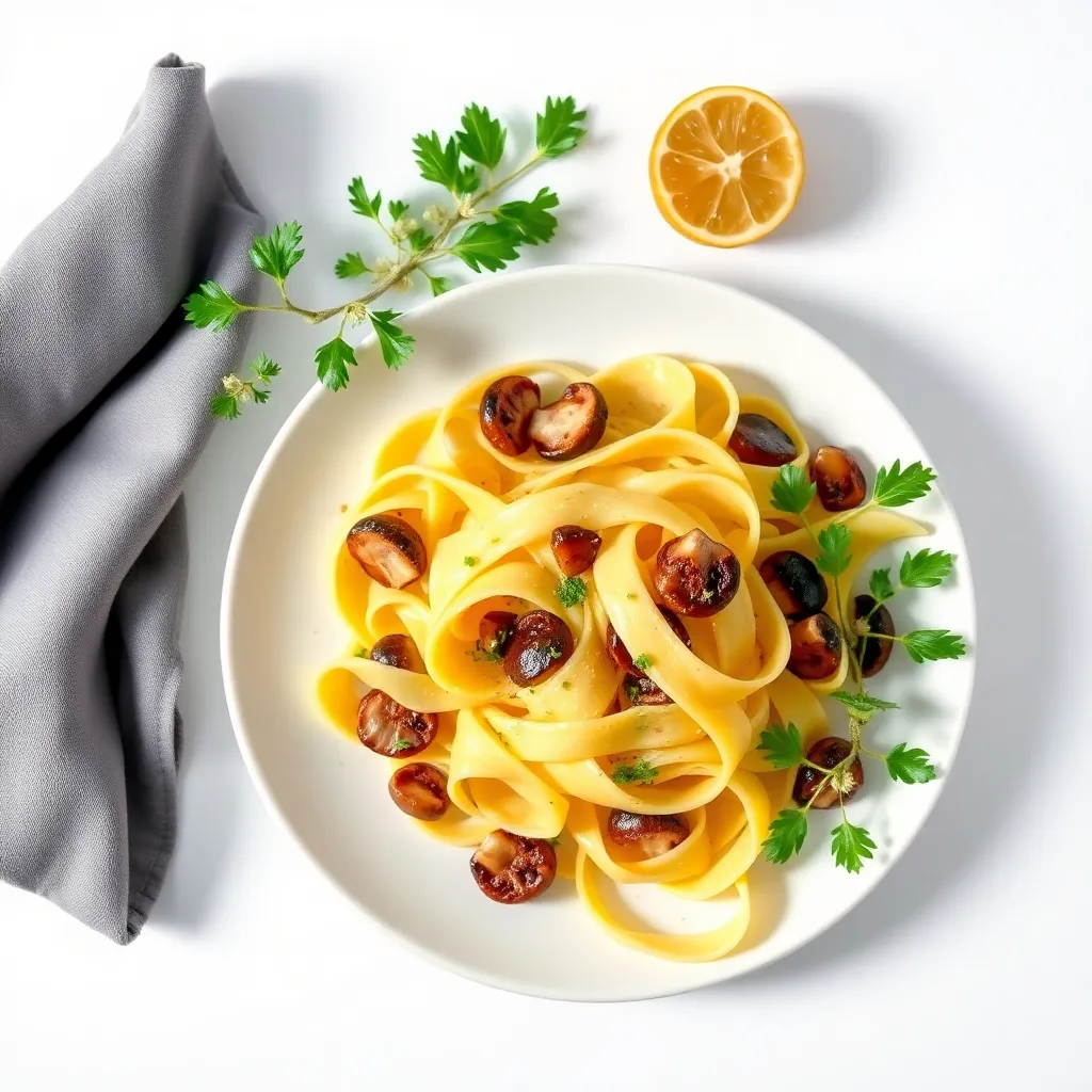 Pappardelle ai Funghi e Tartufo