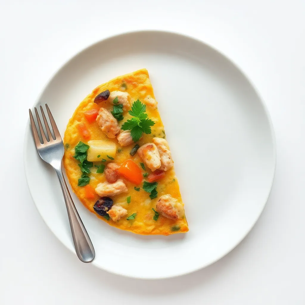 Chicken and Vegetable Frittata