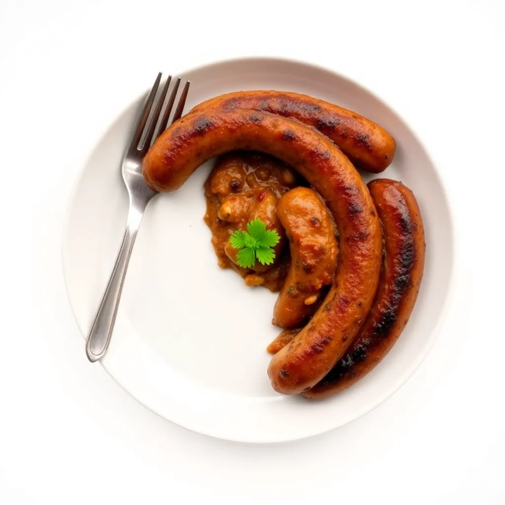 Skillet Pork Sausages Bangers