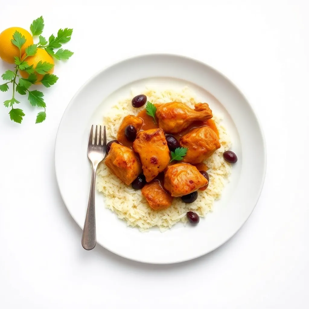 Chicken Tagine with Preserved Lemon and Olives