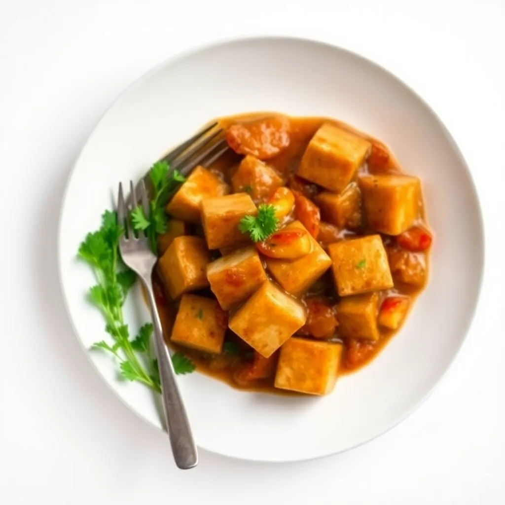 American Slow-Roasted Firm Tofu Stew