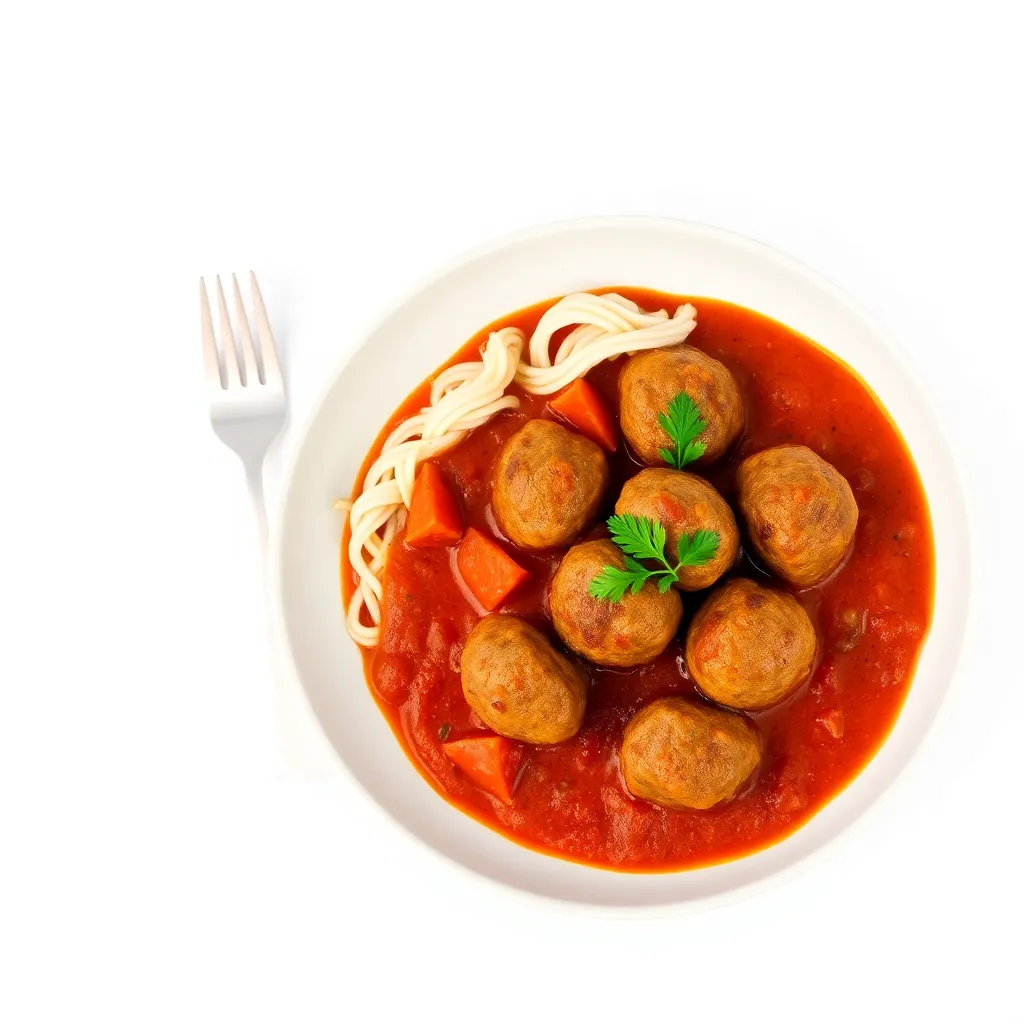Greek Lamb Meatballs in Tomato Sauce