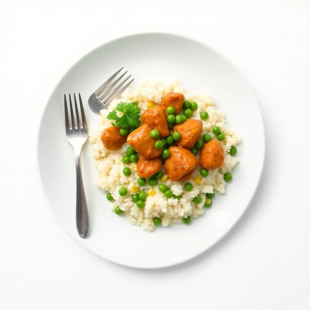 Skillet Chicken Rice and Peas