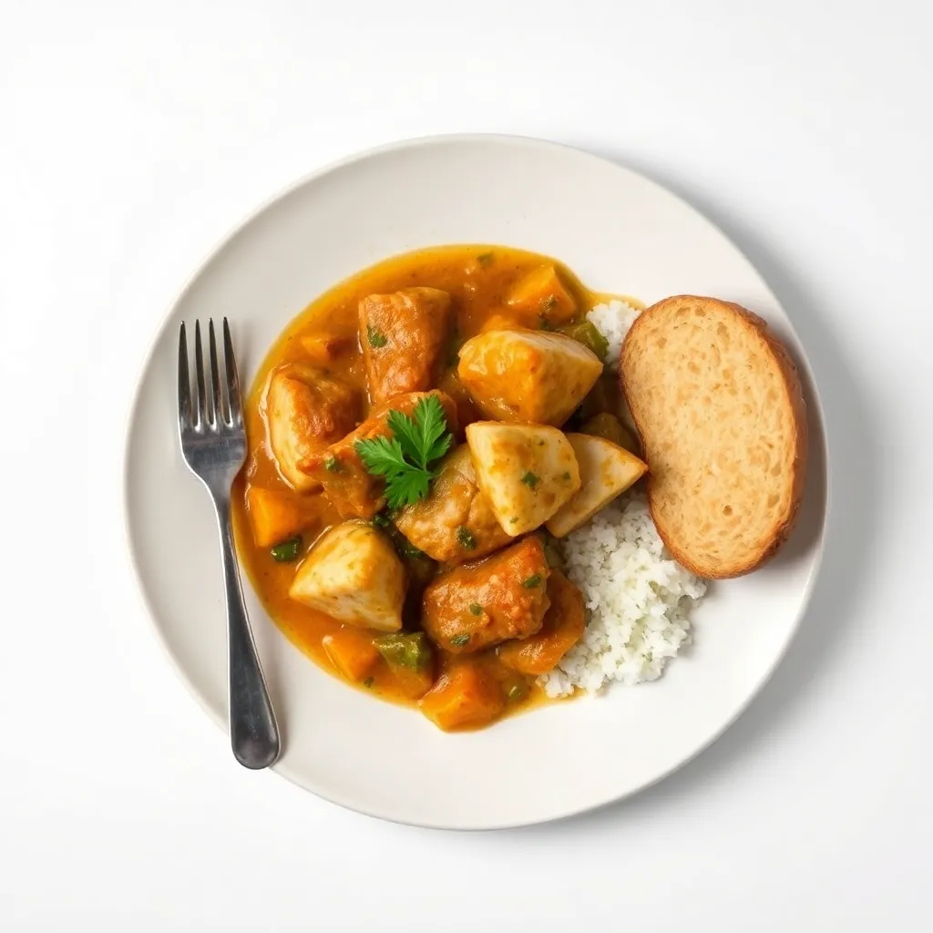 Backyard Snapper Stew with Coco Bread