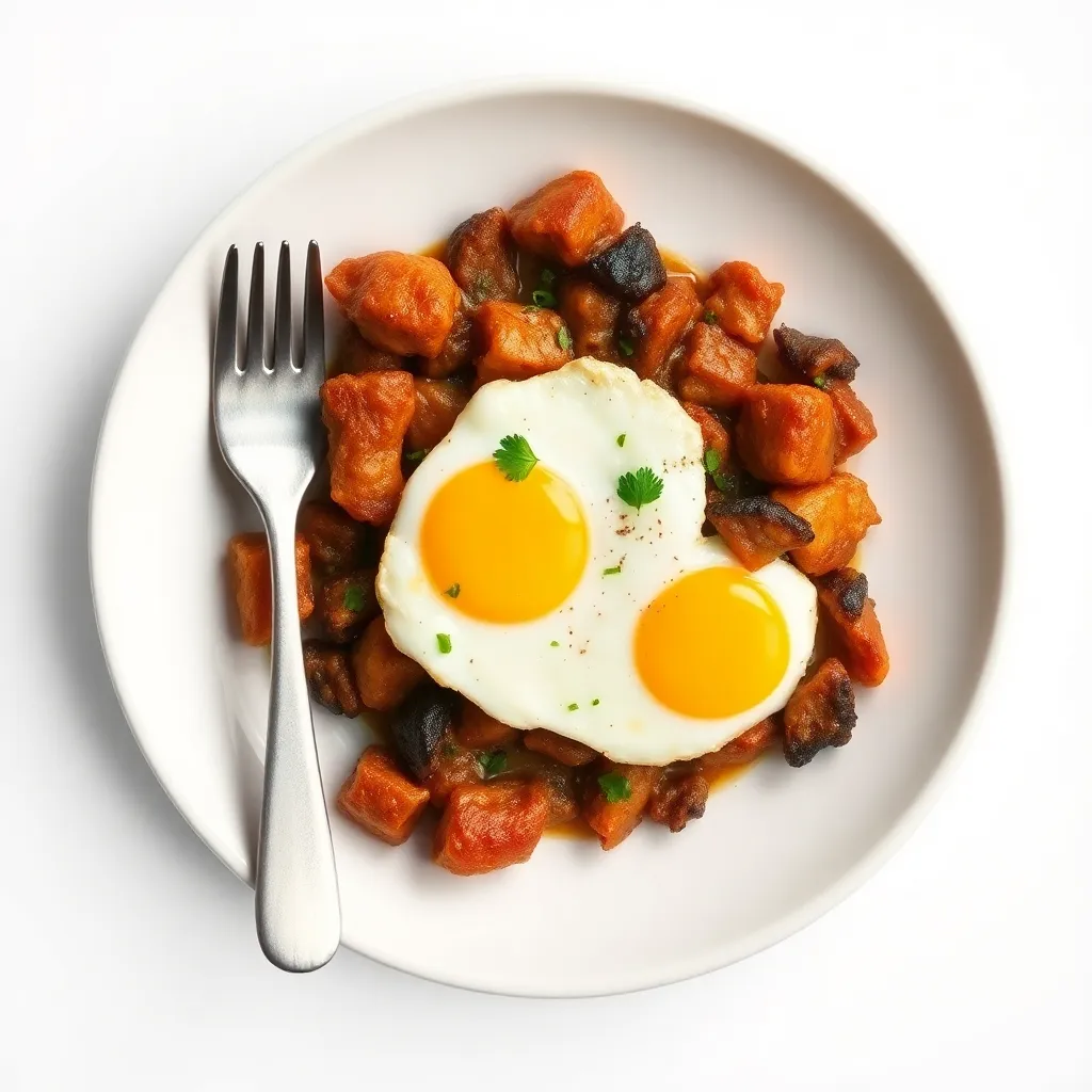Carnivore Smoky Eggs Skillet