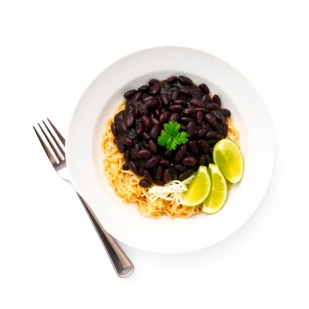 Mexican Rustic Black Beans Burrito Bowl