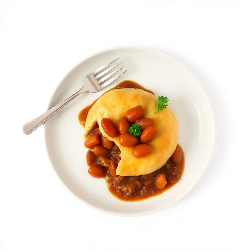British Braised Kidney Beans Pasty