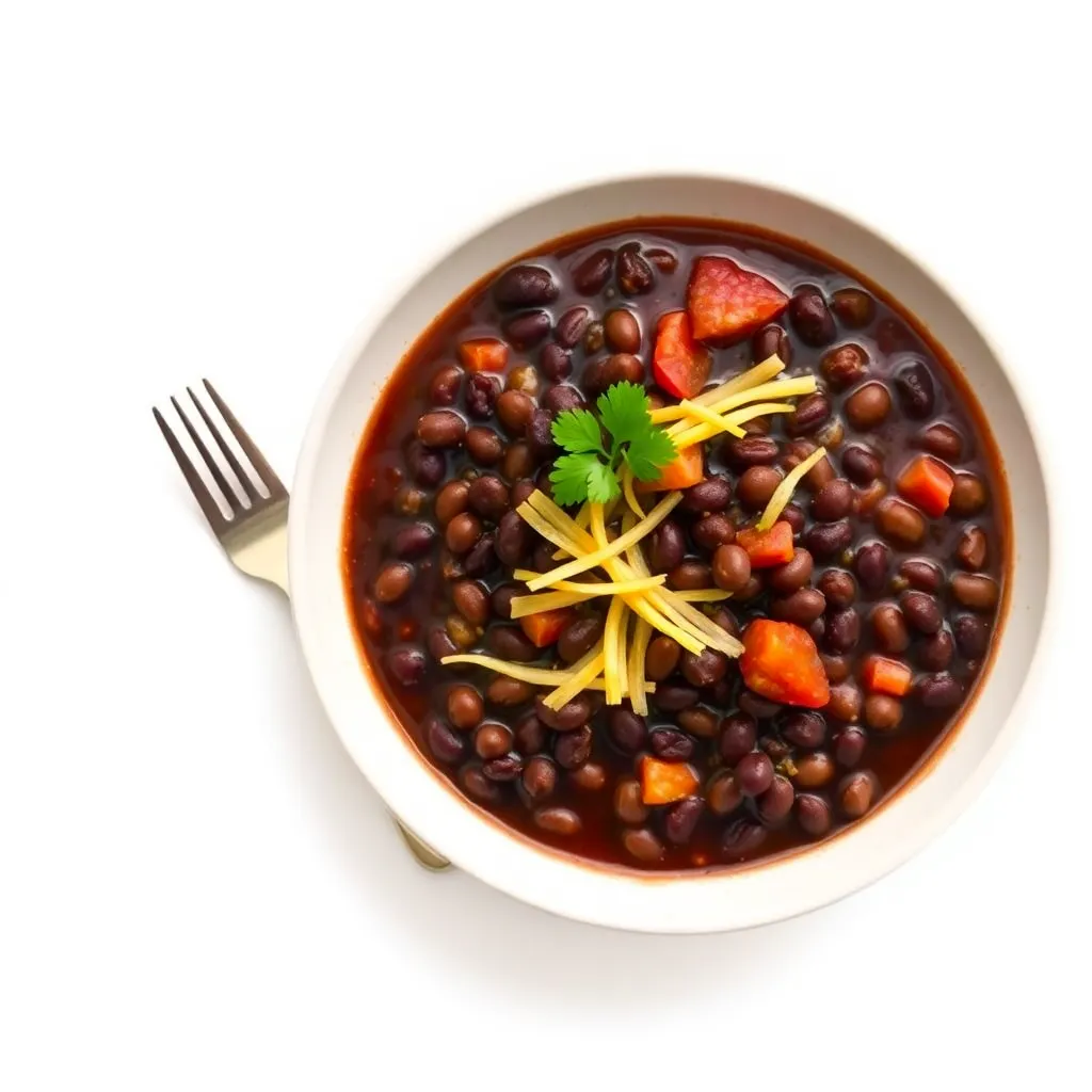 Slow-Roasted Black Beans Pozole