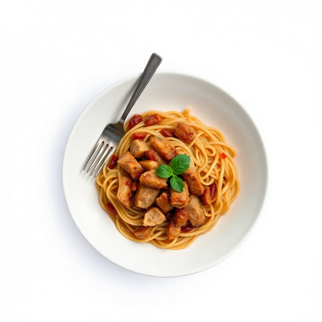 Rustic Pork Noodle Bowl
