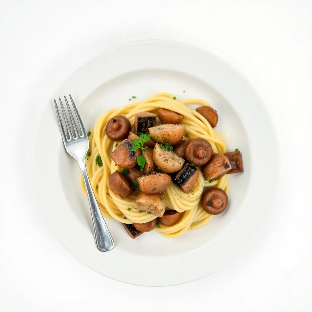 Pancetta in Bianco in Porcini Mushrooms